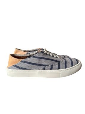 NEW Soludos Men's Convertible Striped Low-Top Sneakers, Size 10